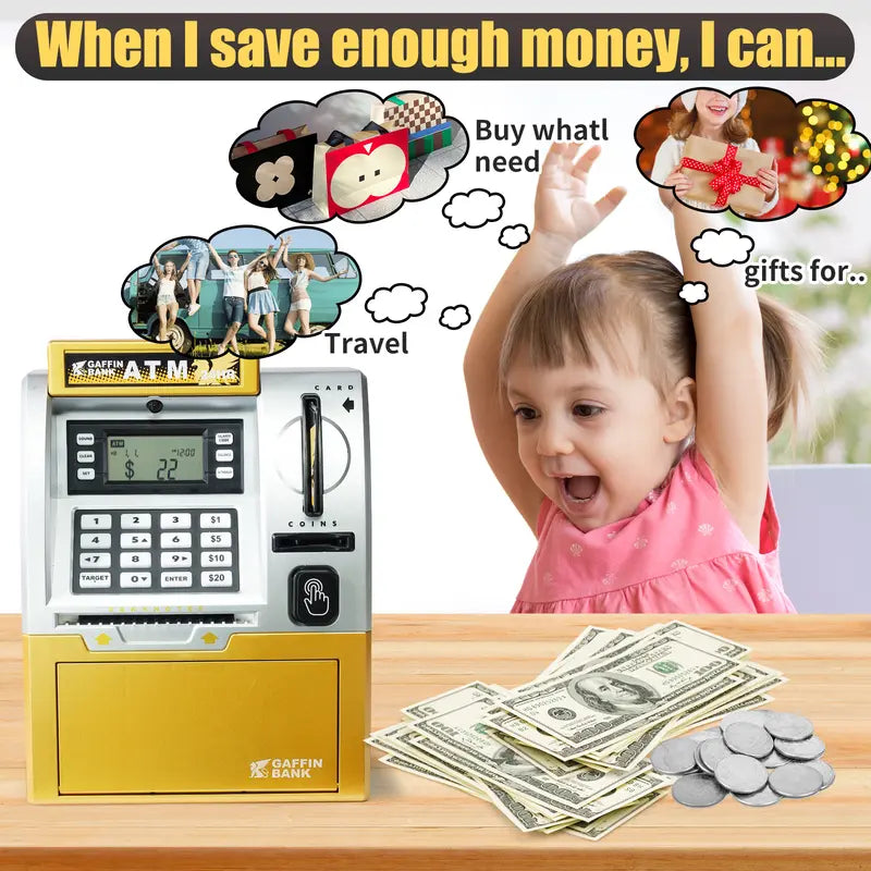 Smart Savings Mini ATM for Kids